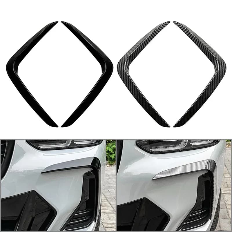 Car Front Bumper Air Vent Trim Exterior Decoration Accessories For BMW X3 G01 X4 G02 M Sport 2022 2023