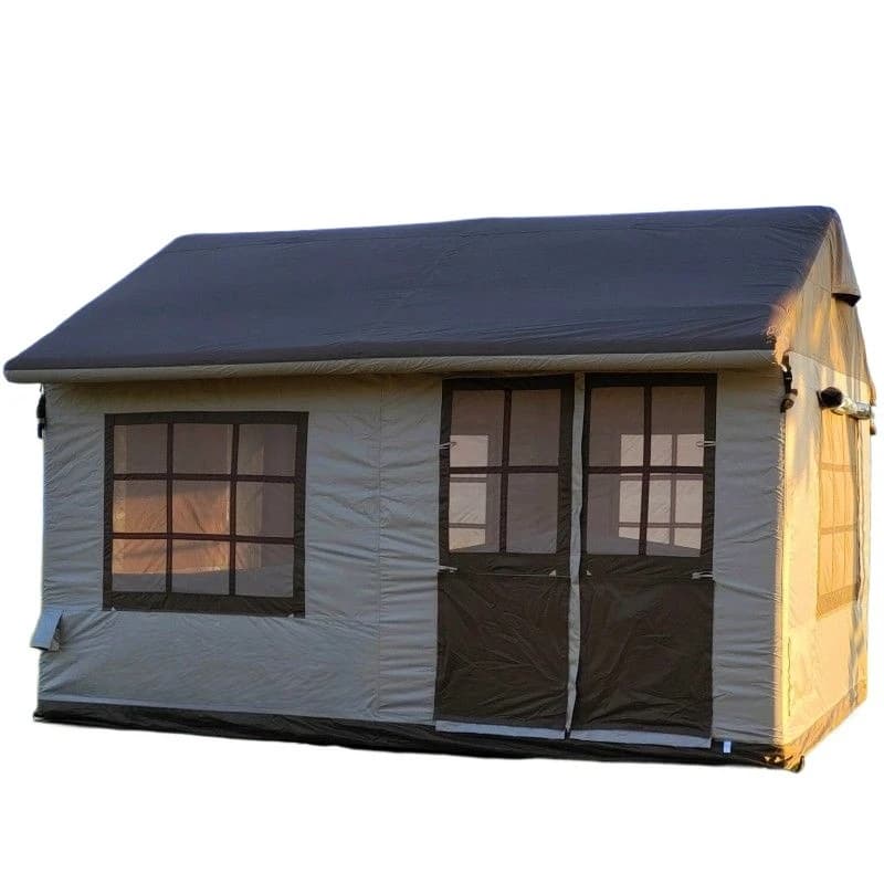 8.75 square meters outdoor inflatable house, tent camping rainproof 4-6 people camping waterproof and warm