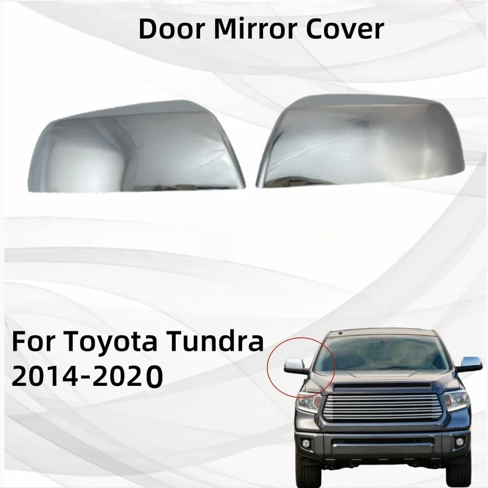 For Toyota Tundra 2014 2015 2016 2017 2018 2019 2020 ABS plastic Door Mirror Cover Car Stickers Cars Accessories