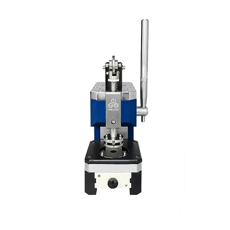 MSK-T-10 button battery slicer, slide machine manual slicer button battery experiment