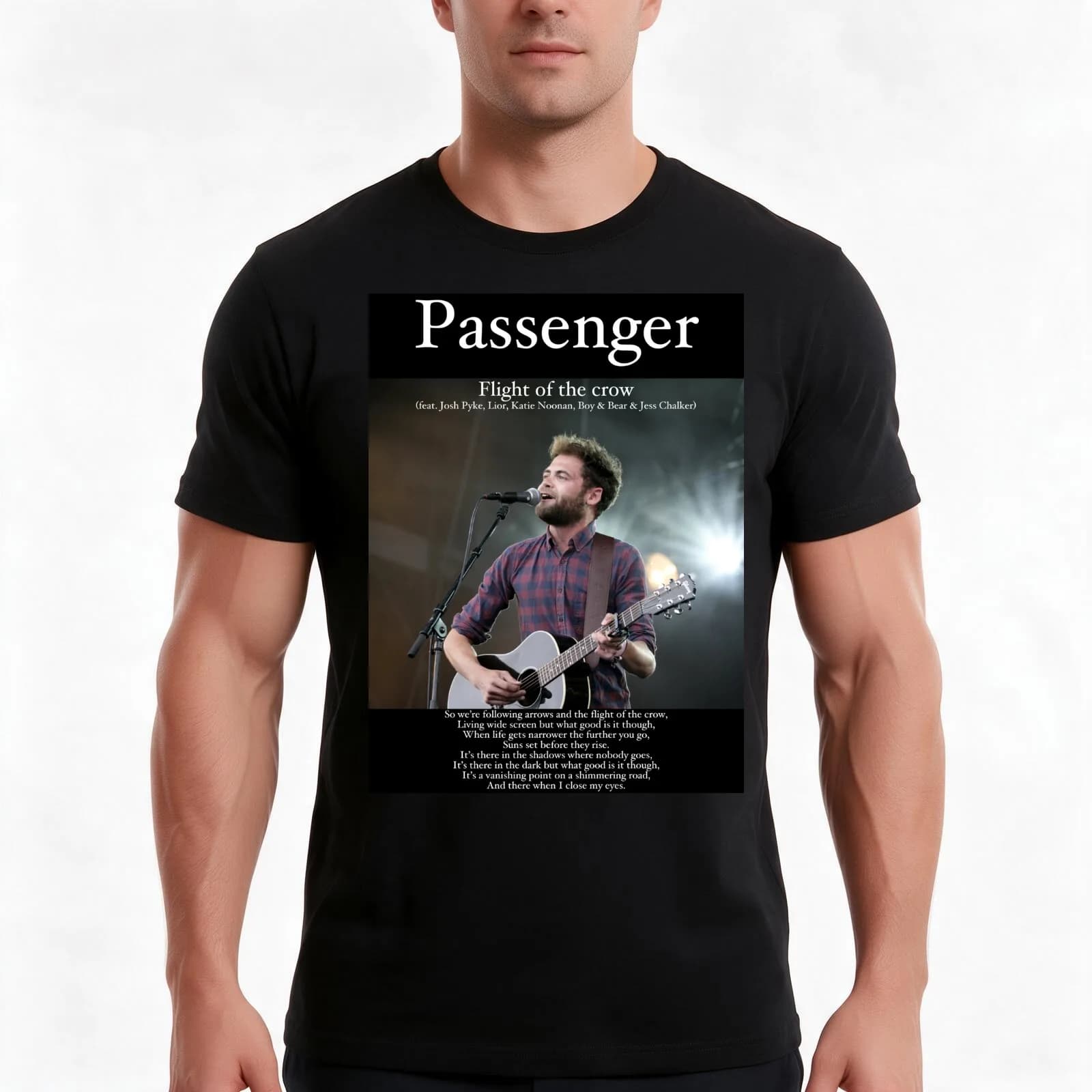 Passenger T-Shirt, Summer Casual Cotton Tee, Oversized Streetwear Tops, Vintage Graphic Print, Loose Fit Short Sleeve