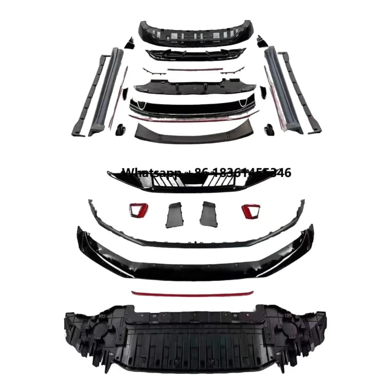 for 001 24-25 Upgrade FR Body Kit Car Bumpers Front Lip Diffuser Side Skirts Rear Spoiler Interior Parts Tuning Body Kit