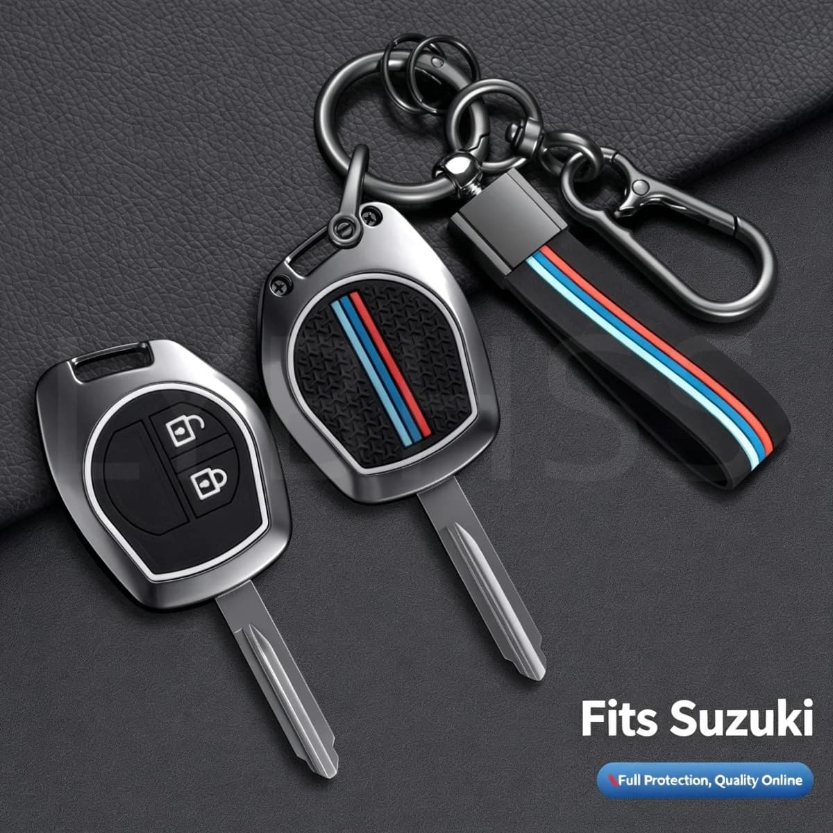 Metal Car Key Cover Fob Case Shell for Suzuki Swift Ignis Vitara Liana Ciaz Baleno SX4 Grand Ciaz Spresso Celerio Jimny Jeemny