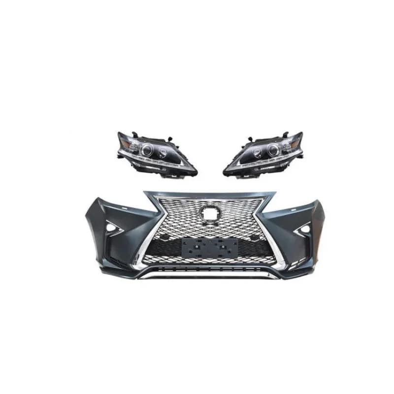 Factory Sales 209-2015 RX Upgr 2016 RX RX350 RX450H Body Kit Old Renoion New LED Headlight Bumper Bodykit