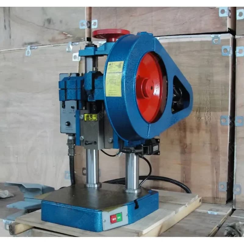 1Ton Portable High-Accuracy Mechanical Punching Machine with Motor & Bearing for Metal Sheet Stamping and Custom Molds