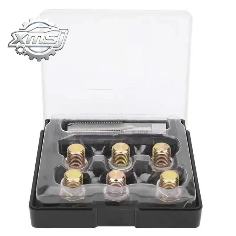 Nuevo Kit  reparación  rosca  cárter  aceite, Kit  reparación  tapón  drenaje  sumiro M13 M15 M17 M20, alta ca