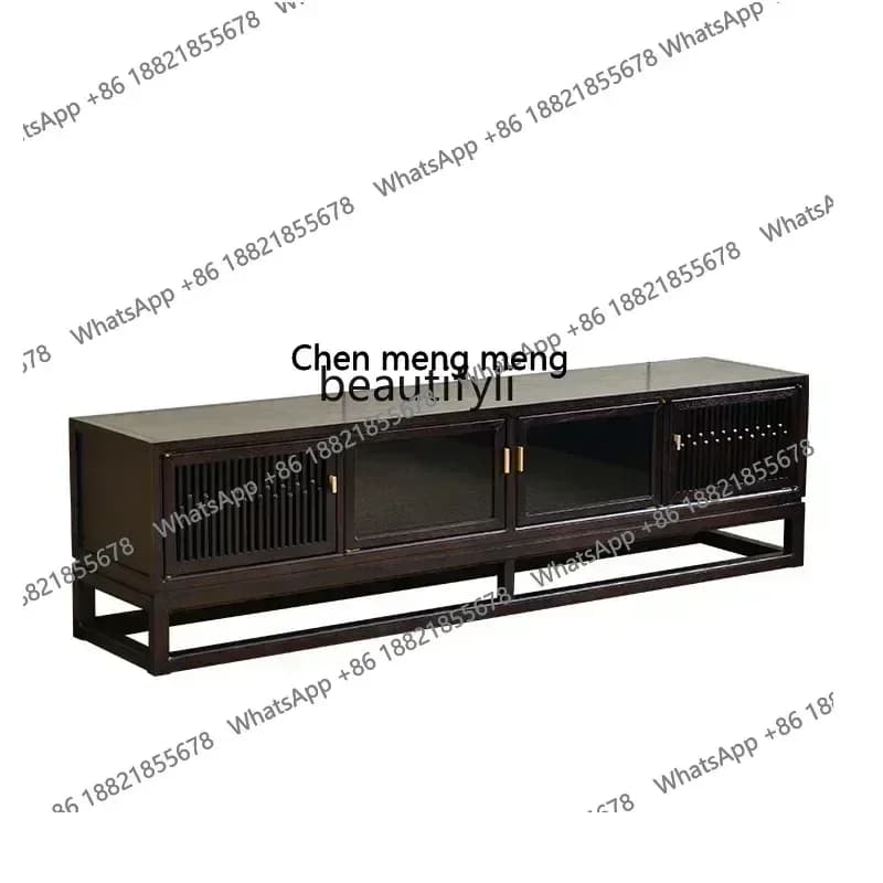 cn8350 LHY A  New Chinese solid wood light luxury TV cabinet, modern simple living room floor cabinet, designer TV cabinetSS 861