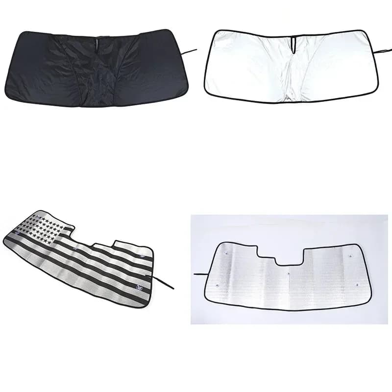 Aluminum Foil/Silver Tape For Toyota Land Cruiser Prado 250 LC250 2024+ Car Front Windshield UV Sunshade Decorative Accessories