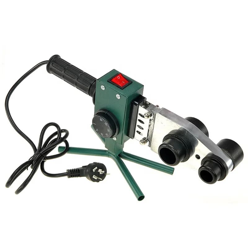 800-1000W AC220V 20-63mm 2" PPR PVC PB PE Water Pipe Temperature Control Heat Weld Hot Melt Glue Labeling Coating Machine