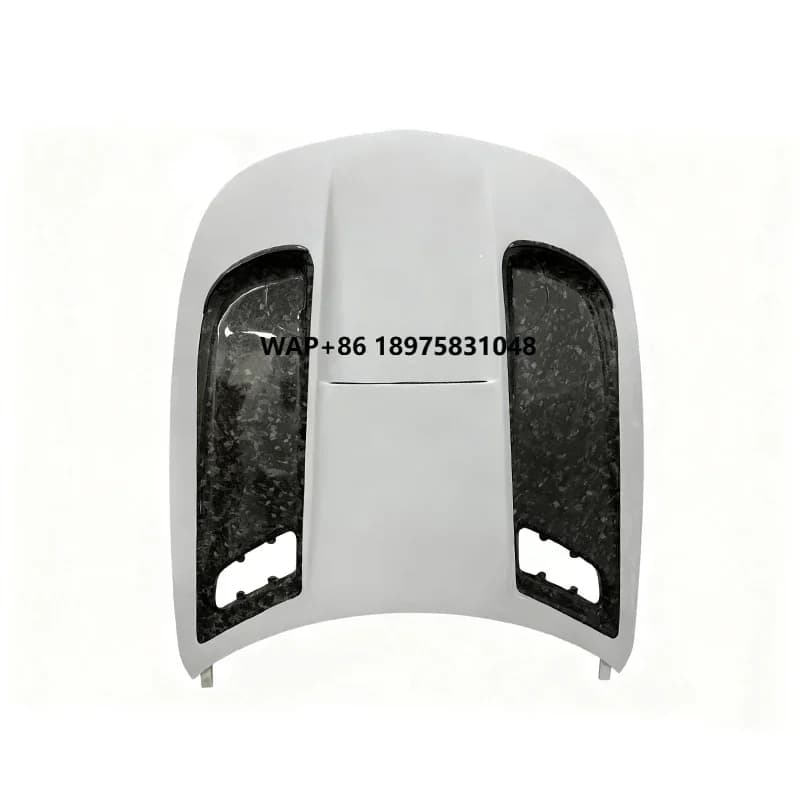 Black Series Style Forged Carbon Fiber Auto Parts Bonnet Hood for GT GTC GTS 2015-2018 Carbon Hood