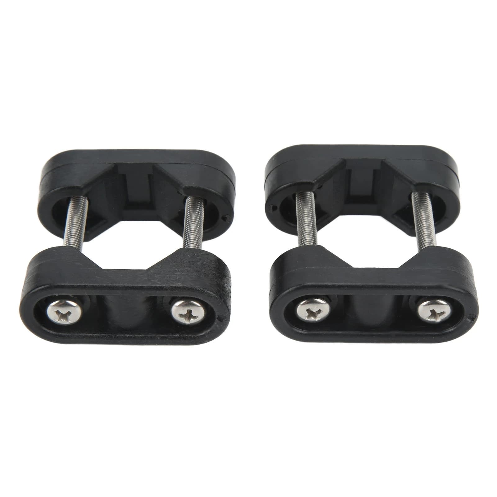 E9 2PCS Marine Nylon Rails Pipe Clamp Corrosion Resistant Smoother Finish Strong Structure Nylon Flagpole Marine Hardware Yacht