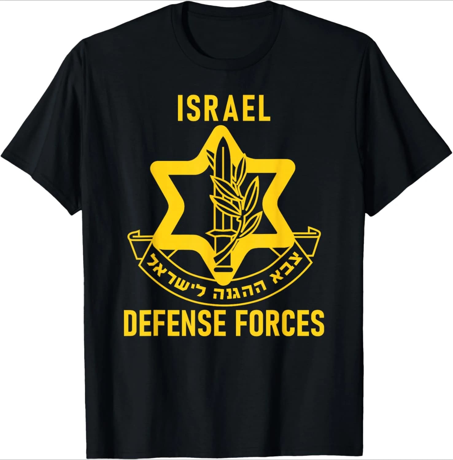IDF Israel Israeli Defense Forces Zahal design-100% cotton summer O-neck short sleeve casual printed men's T-shirt.