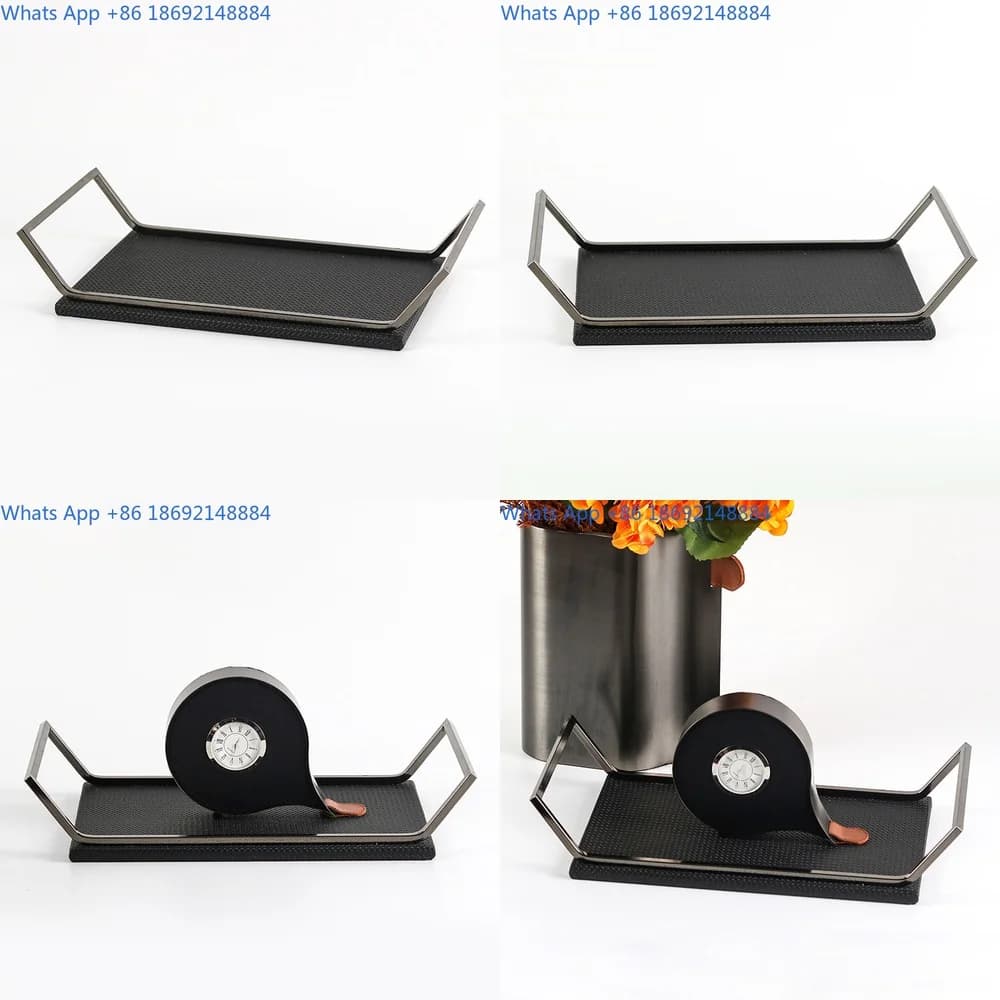 Minimalist Modern Tray for Hotel Study Living Room Decorative Storage