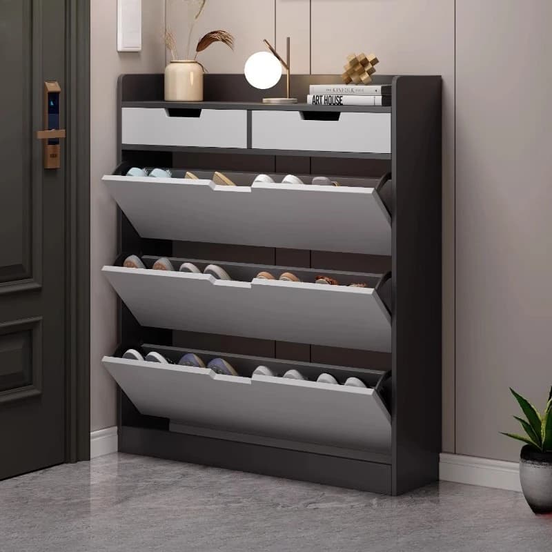 Apartments Vertical Drawer Shoe Cabinet Shipping Hallway Mirror Shoe Cabinet Door Open Meuble Chaussures Bedroom Furniture