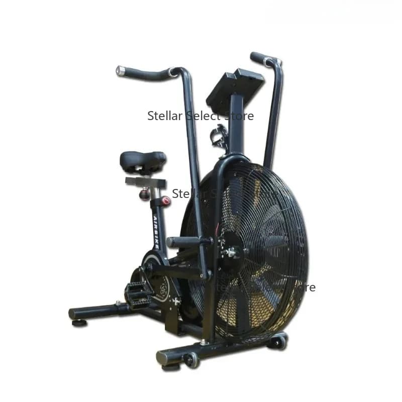 20-21 H-ot -Sale Indoor Fan Bike DB-110 Cheap Airbike Black Color Speed Distance Display G-y-m a-ir Exercise Bike