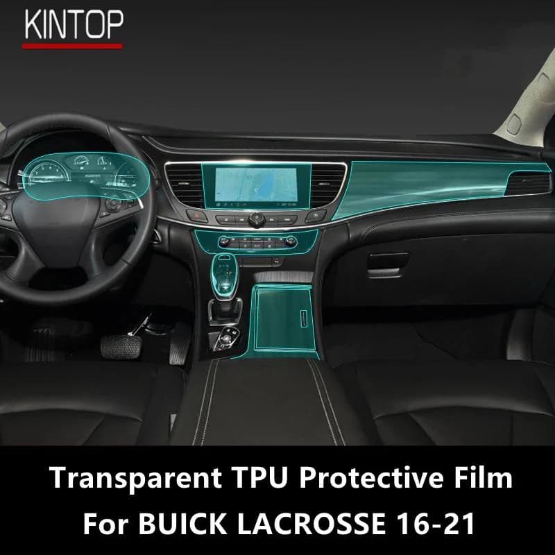 For BUICK LACROSSE 16-21 Car Interior Center Console Transparent TPU Protective Film Anti-scratch Repair Film Accessories Refit