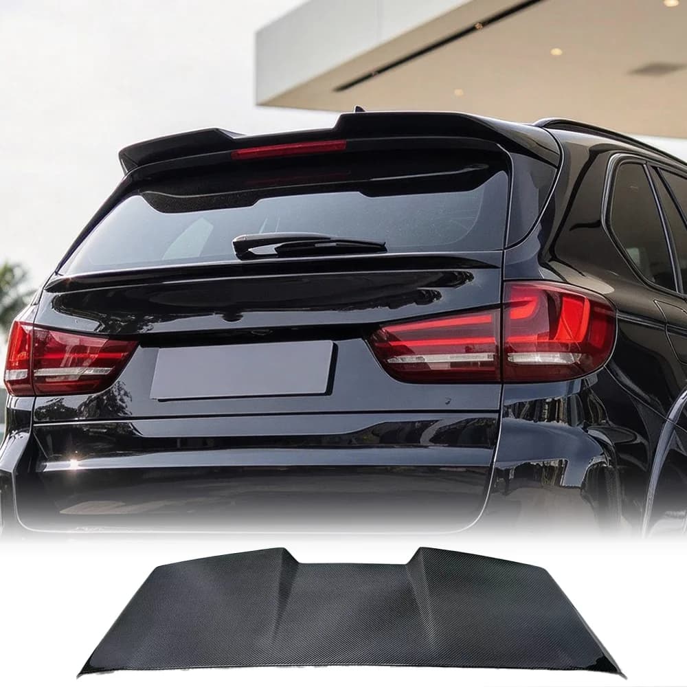 For BMW X5 F15 2013-2018 100% 100% Carbon Fiber rear spoiler luggage compartment tail wing racing car modification accessor