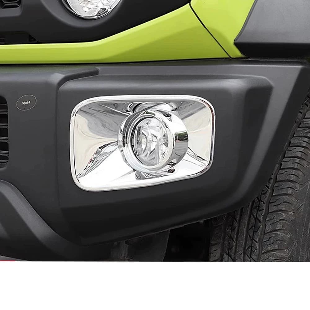 For Suzuki Jimny 2023 2024 2025 Front Foglight Cover Protect Car Accessories Exterior Fog Lamp Frame Trim Auto Styling Stickers