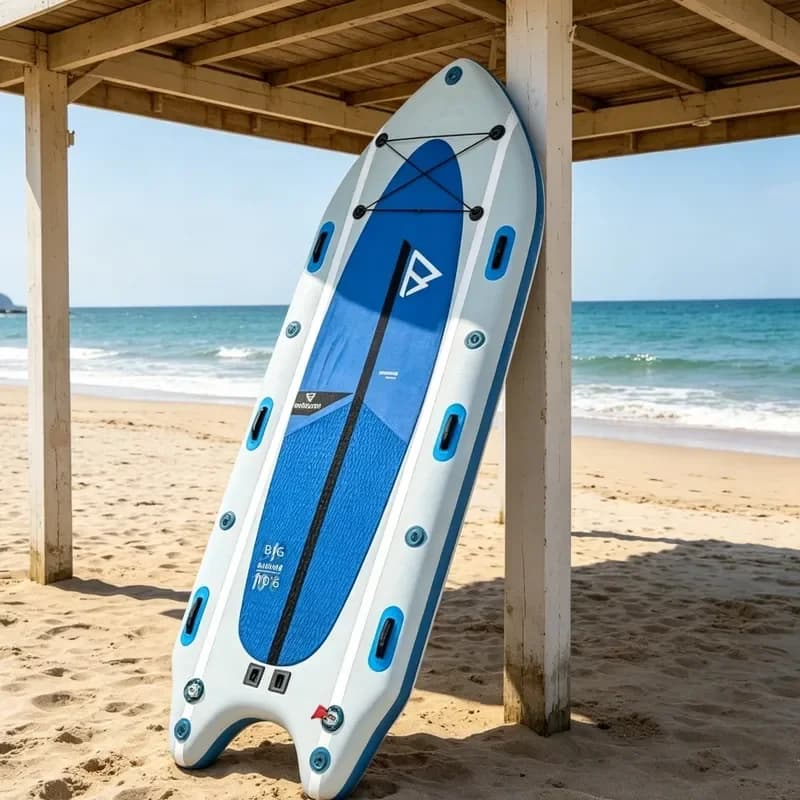 All Versatile PVC/EVA Inflatable Paddle Board Set Water Photography Lake Viewing Short Roaming Outdoor Team Leisure