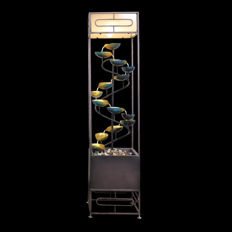 CX New Chinese Style Lucky Light Luxury, Flowing Water Fountain Living Room Entrance Hotel Lobby Room Decoration