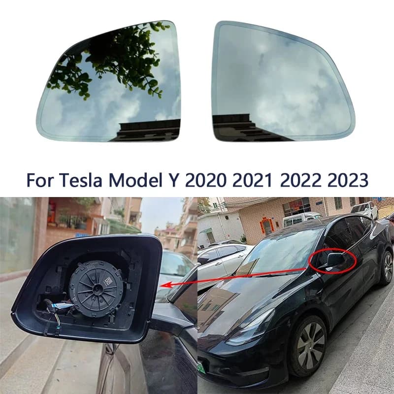 Original Quality Mirror for Tesla Model Y 2019-2023 Car View Mirror Wide Angle Glass Auto Dim Heated 925-3138-001 925-3137-001