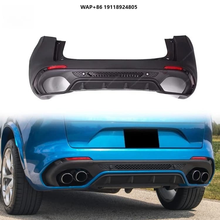 Stelvio Style Rear Bumper for  Exterior Facelift Accessories