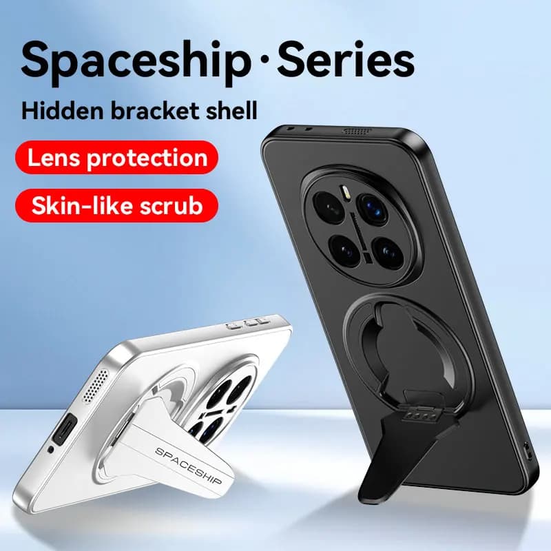 For Honor Magic7 Magic6 Magic 7 6 Pro Case Magnetic Suction Metallic Colors Spacecraft Style Kickstand Soft Plating Cover Shell