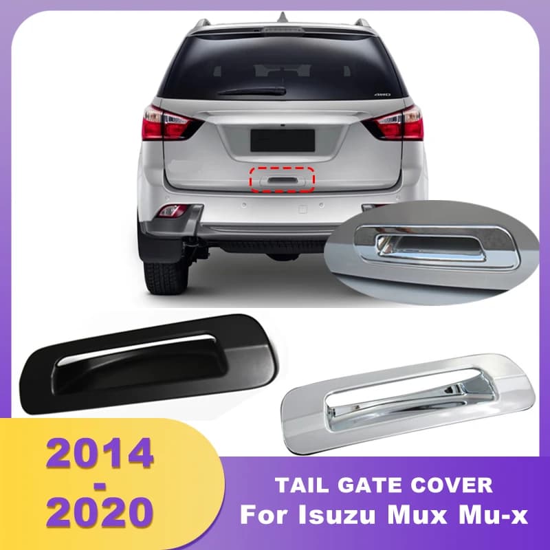 ABS Chrome Tail Gate Cover Rear Door Handle Bowl For Isuzu Mux Mu-x 2014 2015 2016 2017 2018 2019 2020