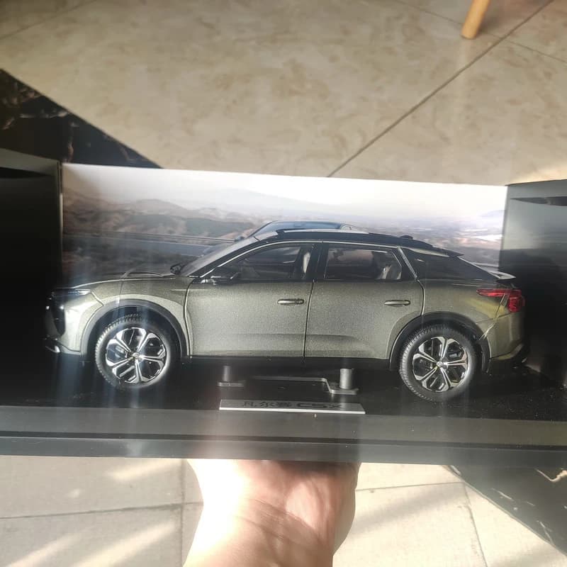 Fast Delivery Grey C5 X Alloy Car Model 2021 Diecast Collection Gift DONGFENG Decoration Micromodel Collection 1:18
