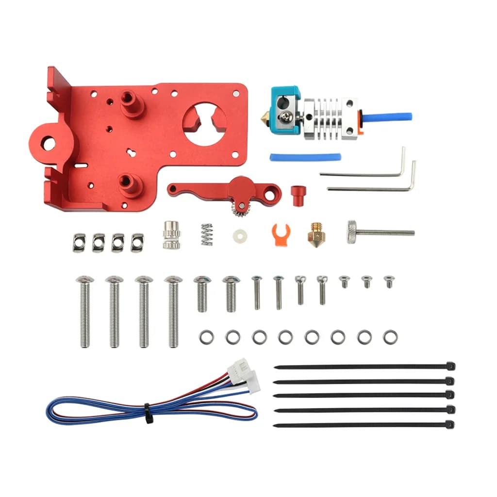 3D printer accessories, for upgraded Ender-3/3S/V2 extruder double gear short-range mounting fixing plate