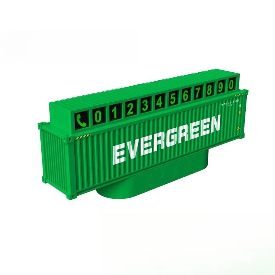 Home Decoration Ornament Home Accessories Container Model Parking Sign Shipping Container Ornament Number Hidden