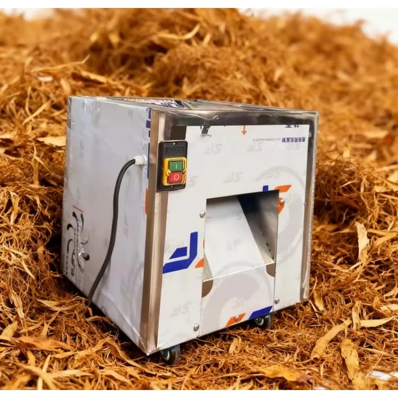 Small Portable Electric Tobacco Cutting Cutter Machine With Motor Automatic Tobacco Leaf Shredder