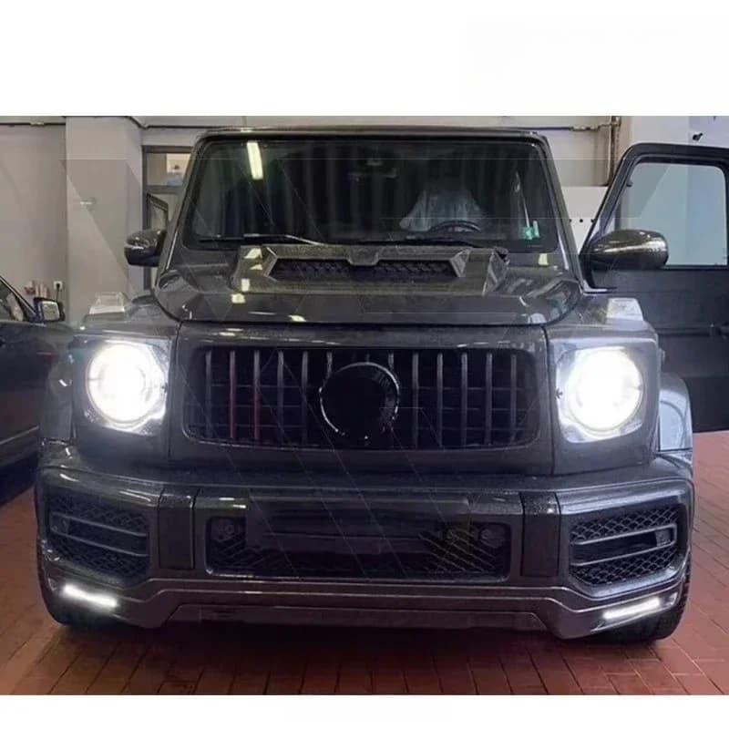 Dry Carbon Fiber Car Accessories Front Bumper Lip Diffuser for W464 G63 2019-2024 Carbon Diffuser