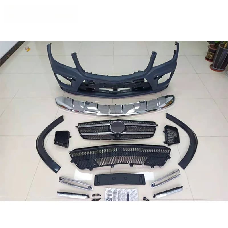Car Accessories GLE Style Fr/Rr Bumper Conversion Exterior Replacement Tuning Sport for GL Class W166 2013-2015