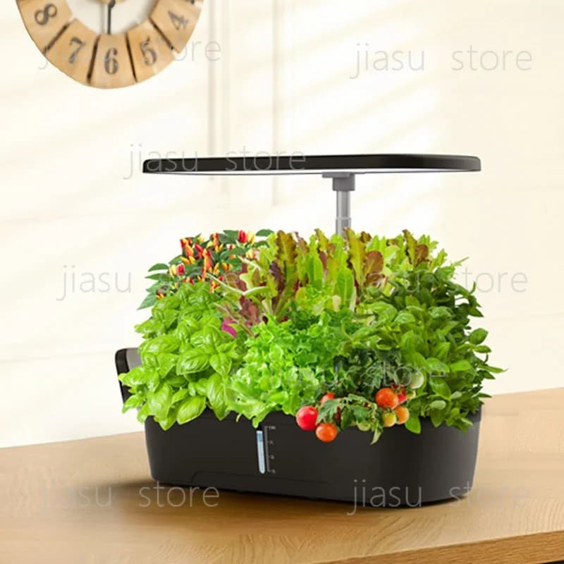 Home Hydroponic Planter With Smart Grow Light, Sunlike Full Spectrum Plant Lamp for Vegetable Cultivation