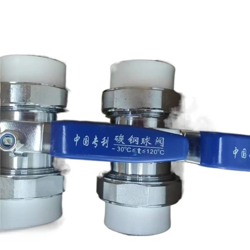 Enlarged and thickened carbon steel double live valve 20-63 various types of PPR water pipe accessories
