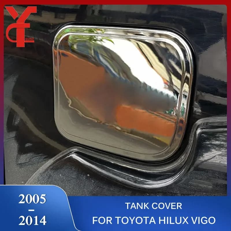 ABS Fuel Tank Cap Cover For Toyota Hilux Vigo 2005 2006 2007 2008 2009 2010 2011 2012 2013 2014 Double Cabin Car Accessories