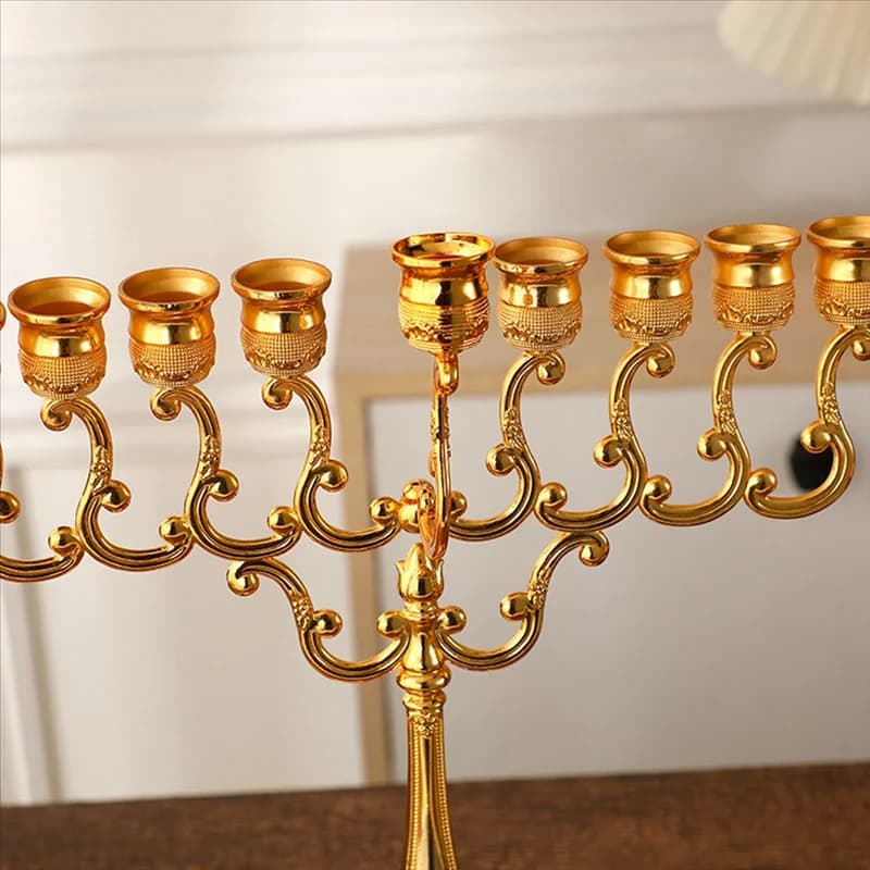 【Superdeals】Elegant Table Candle Holder High-End Decorative Piece For Candlelight Dinner Silver