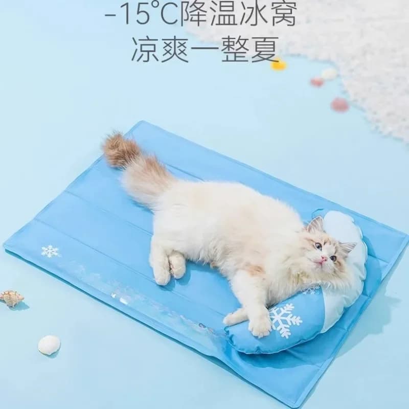 Summer cat cooling mat, cat cushion sleeping with dog nest mat, summer mat