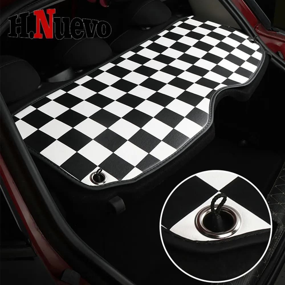 Car Trunk Window Pad For Mini Cooper F55 F56 F60 F65 R60 U25 J01 J05 Leather Mat Protector Cushion Interior Decoration