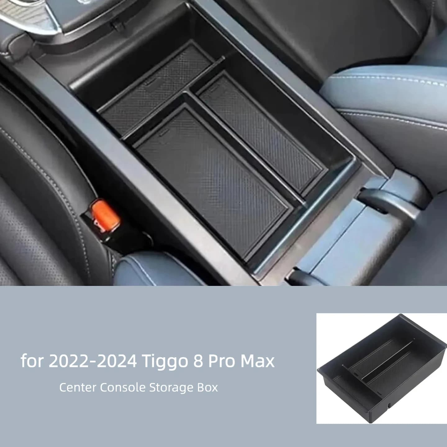 Car center console storage box control console organizer tray for 2022 - 2024 Chery Tiggo 8 Pro Max