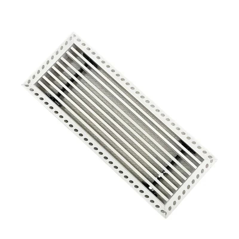 Modern Design Aluminum Linear Diffuser Air Conditioning Ventilation Grid Cover with Embedded Linear Grid