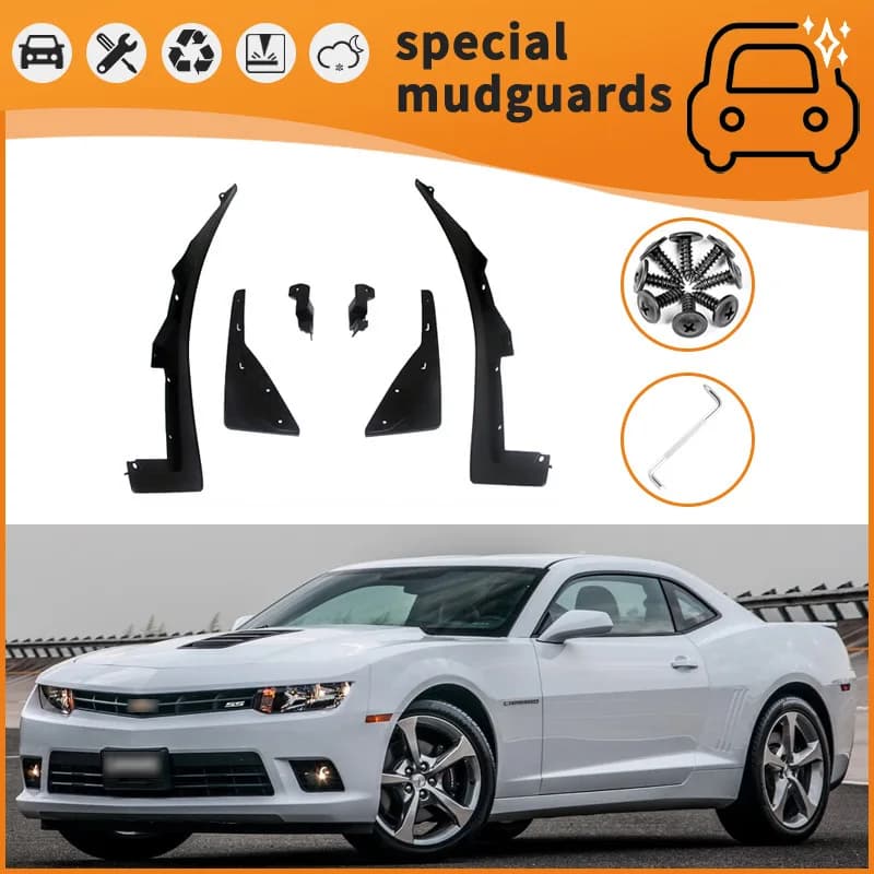 Suitable for 14-19 Chevrolet Camaro coupe fender car tire anti-splash mudguard