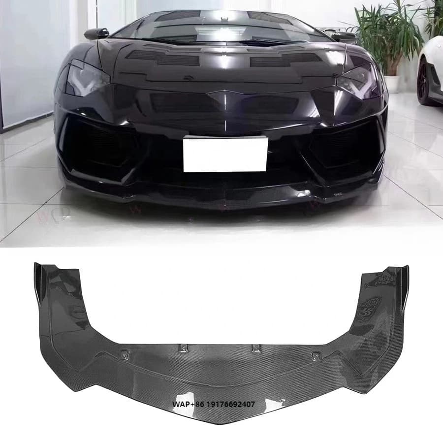 High Quality New Carbon Fiber Front Bumper Lip forLamborghini LP700 LP720 LP750 Aventador SV Style Front Lip Bodykit