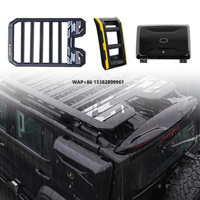High Quality External Modification Accessories Side Ladder Luggage Roof Rack Side Box for GWM Tank 500 Accessories