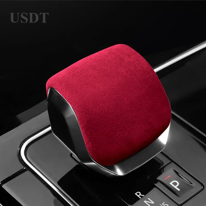 Made of Alcantara Suede Gear Shift Cover For Land Rover Discovery 5 RANGE ROVER Sport Executive Velar 2021 2022 2023 2024 2025