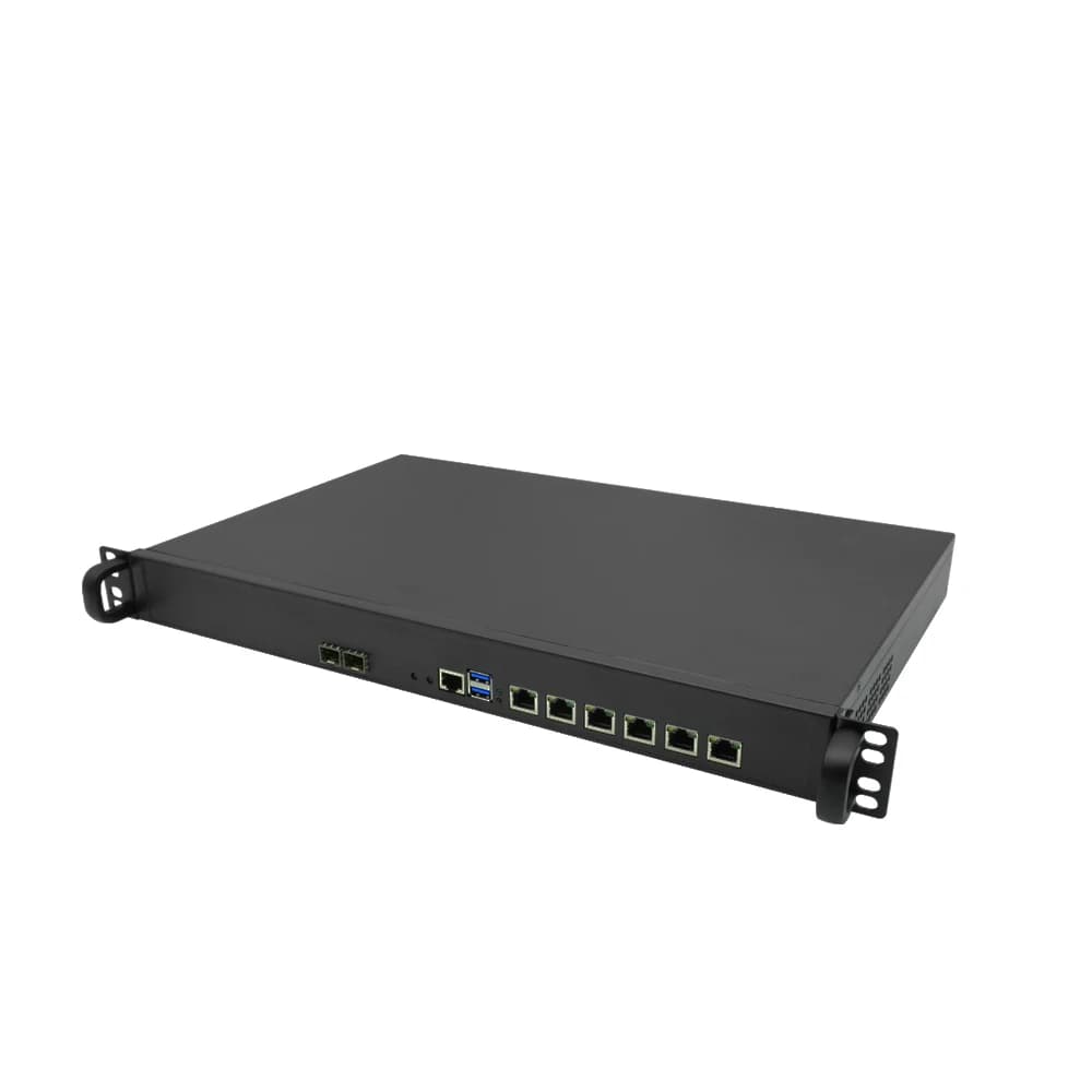 12/13GEN I7-12700 1U Firewall Router LGA1700 Support I3/I5/I7/I9 Processor 2.5G 6*Nics Pfsense Firewall 1U Vpn Security Server
