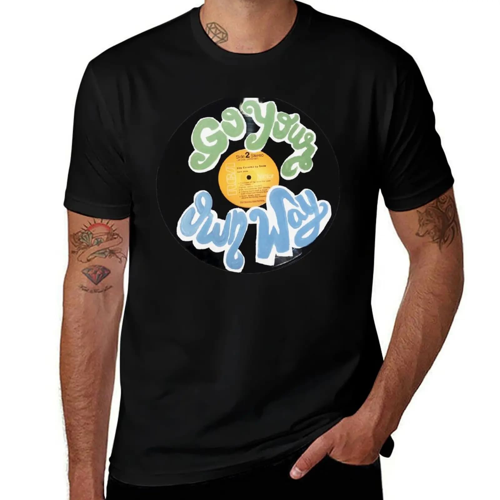Go Your Own Way T-Shirt Lightweight Basic Short Sleeve Shirt T-Shirt