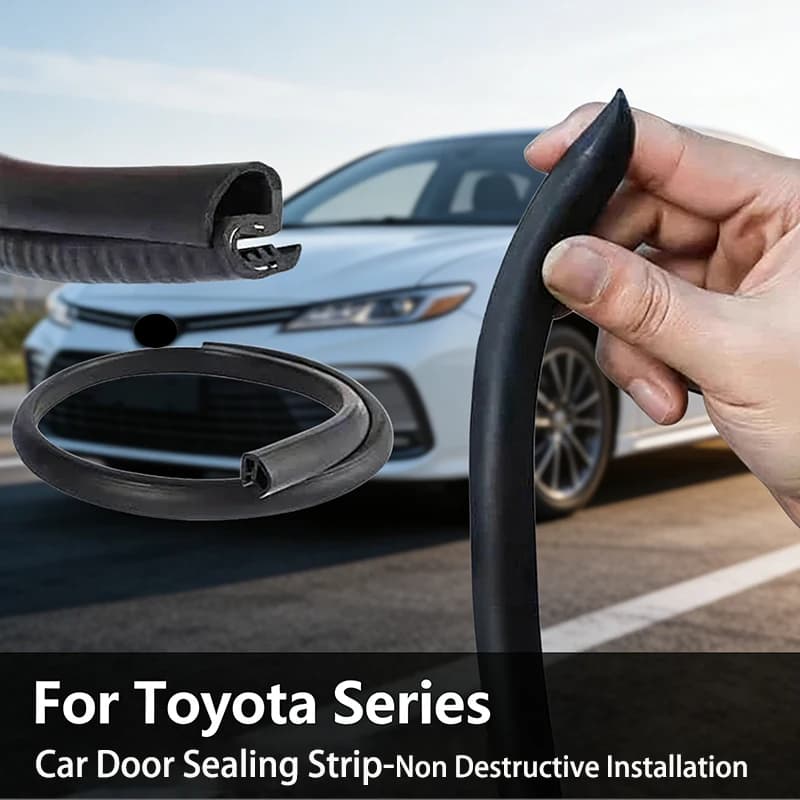 Car Door Seal Strip B Pillar Rubber Anti-Noise Dustproof For Toyota Camry RAV4 Corolla Harrier Venza Corolla Cross CHR