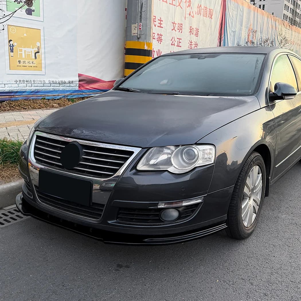 For Volkswagen Magotan Passat B6 Standard 2005-2010 Guard Cover Body Kits Car Front Bumper Lip Splitter Lower Diffuser